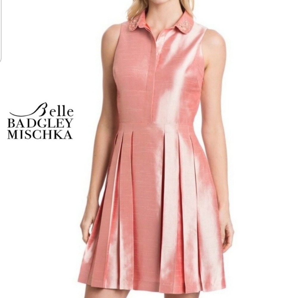 BADGLEY MISCHKA-Belle Palila Pink Pearl Dress